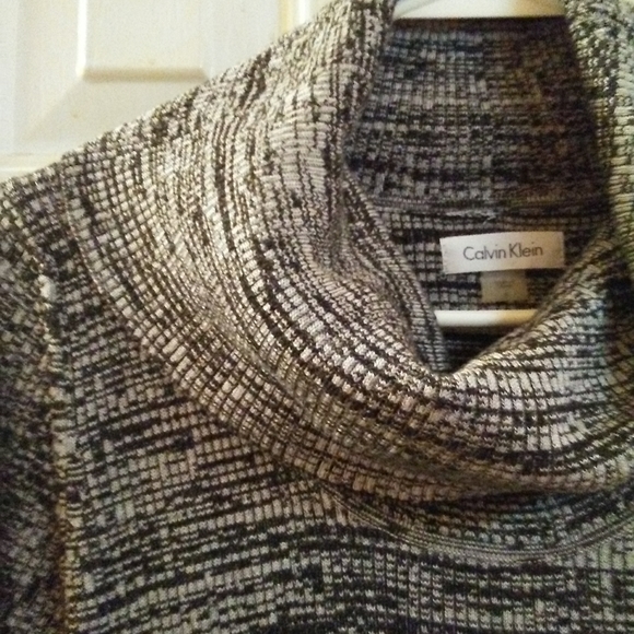 Calvin Klein Cowl Neck Sweater Dress - Picture 10 of 12